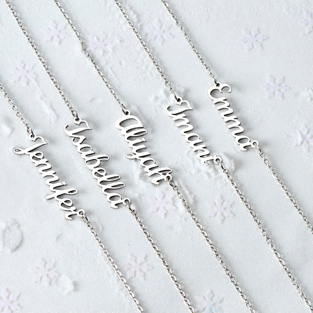 Custom Name Necklace-Made in USA