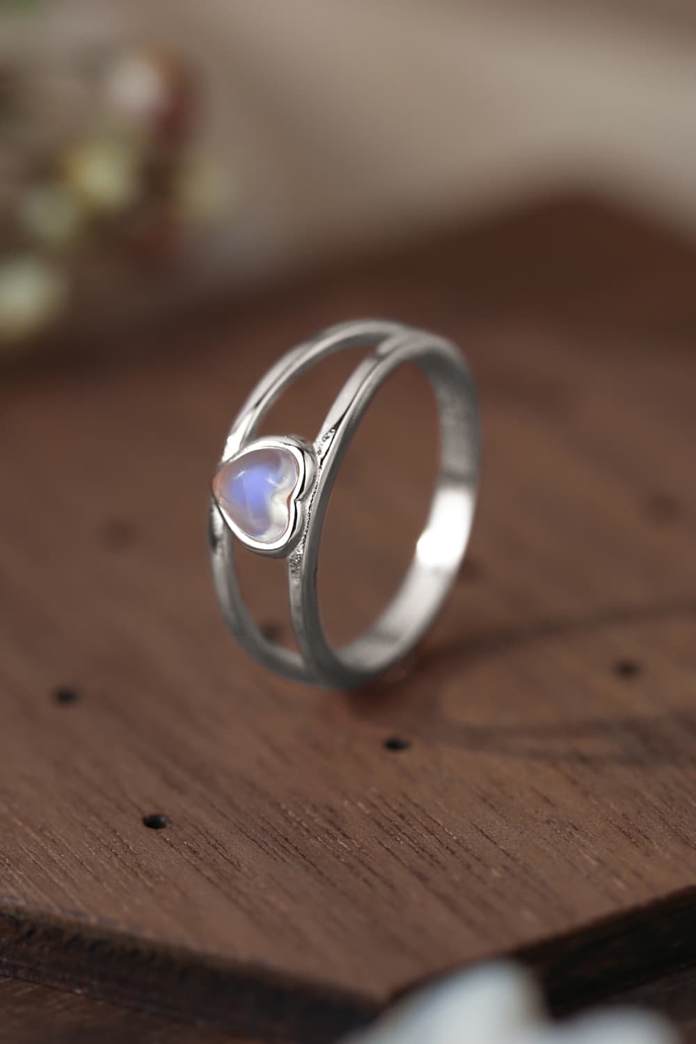 Heart's Essence Moonstone Sterling Ring - ZISK Shop  