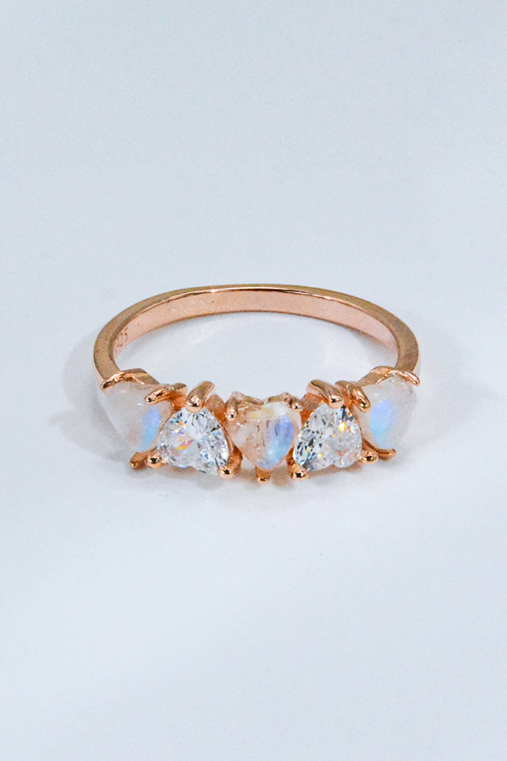 Heartfelt Moonstone & Zircon Band - ZISK Shop  