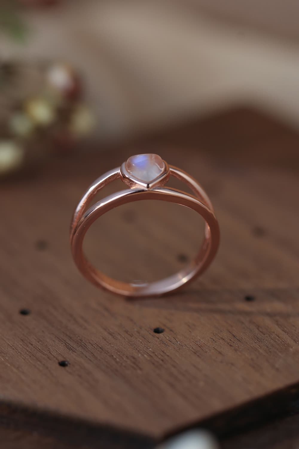 Heart's Essence Moonstone Sterling Ring - ZISK Shop  