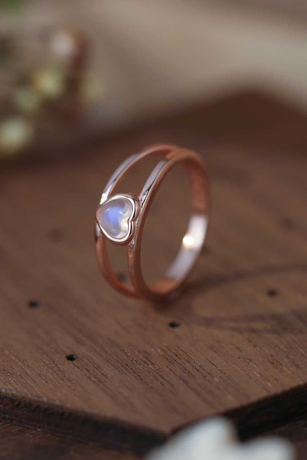 Heart's Essence Moonstone Sterling Ring - ZISK Shop  